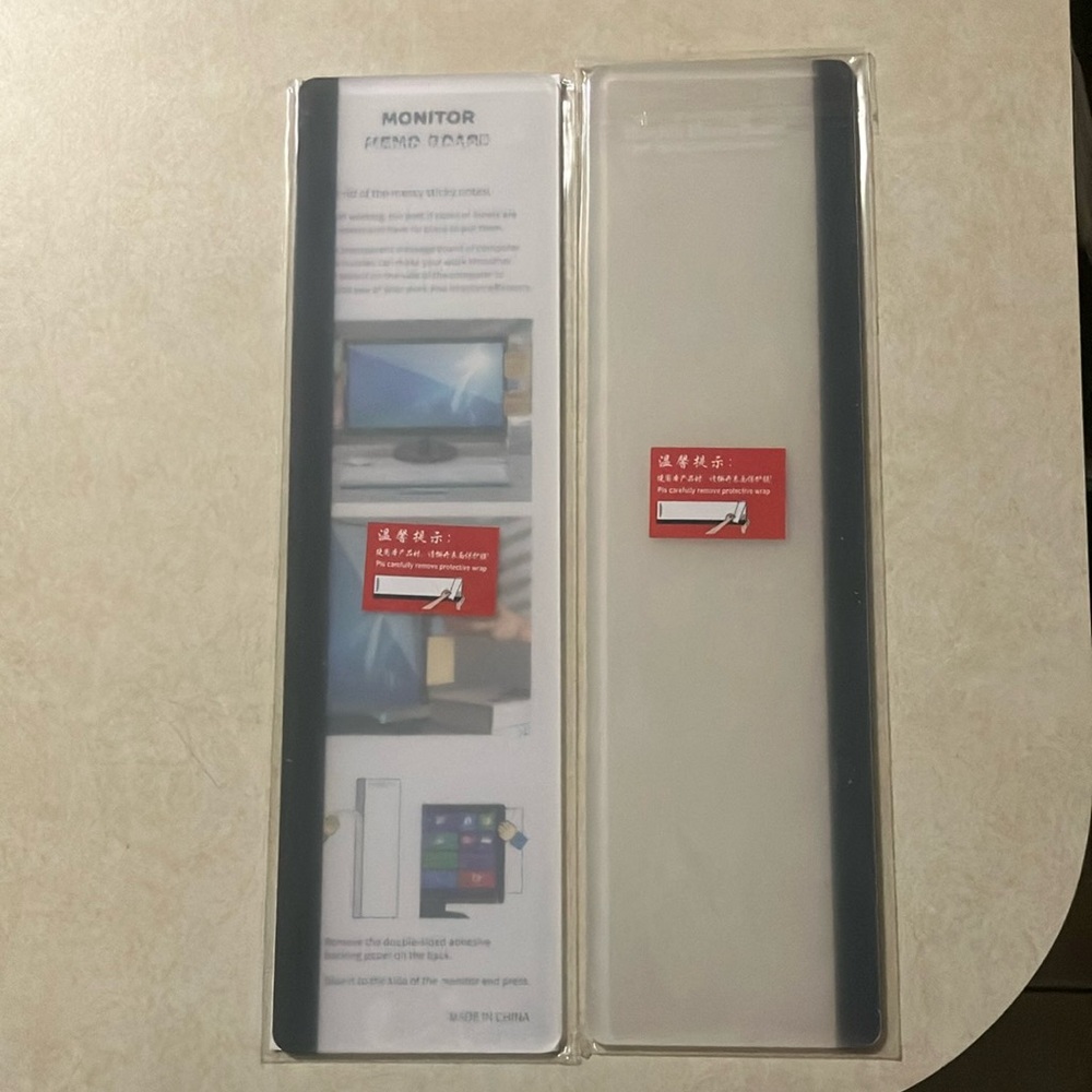 NWT Set of monitor memo boards 11” long